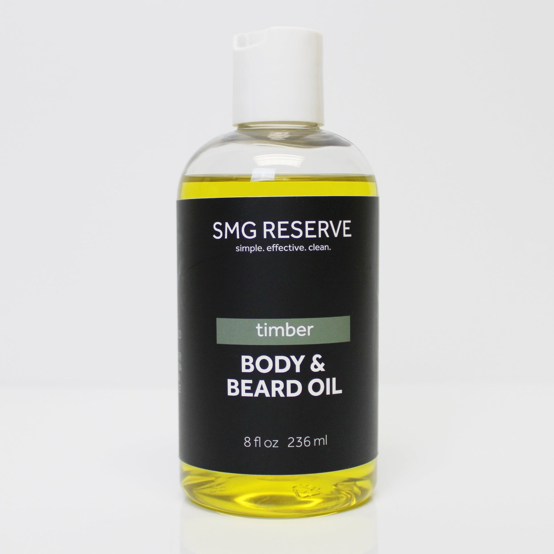 Timber body and beard oil for men’s skincare and grooming