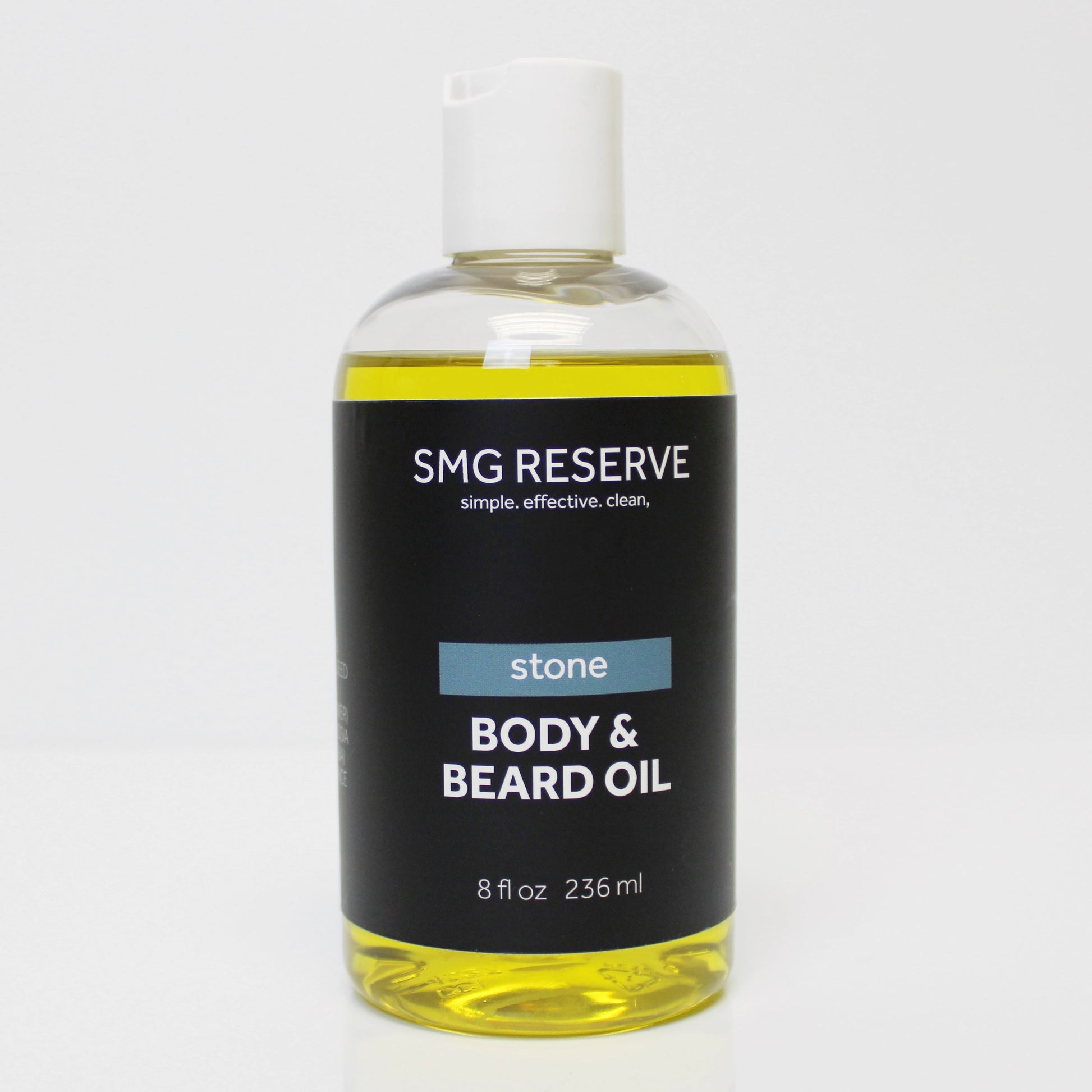 Daily men’s beard and body oil with bold masculine scent